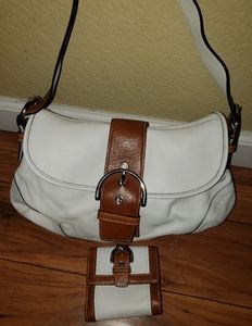 Coach soho buckle purse with matching wallet
